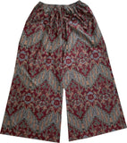 Batik Culottes Pants - Jumbo Size - CEWEK.SG