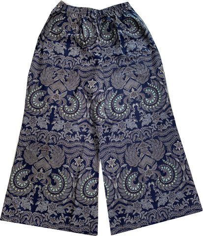 Batik Culottes Pants - Jumbo Size - CEWEK.SG