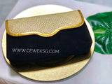 Velvet Clutch Bag - CEWEK.SG