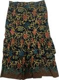 Batik Ruffles Skirt - CEWEK.SG